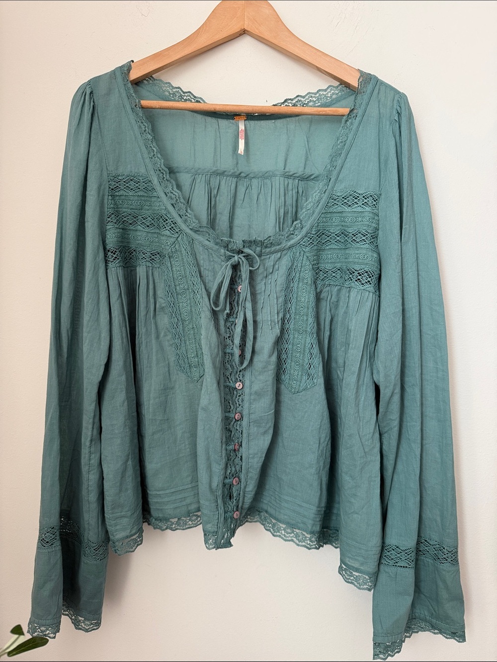 Free People Forevermore Long-Sleeve Top Size XL - Picture 3 of 13